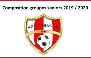 Composition groupes équipes seniors